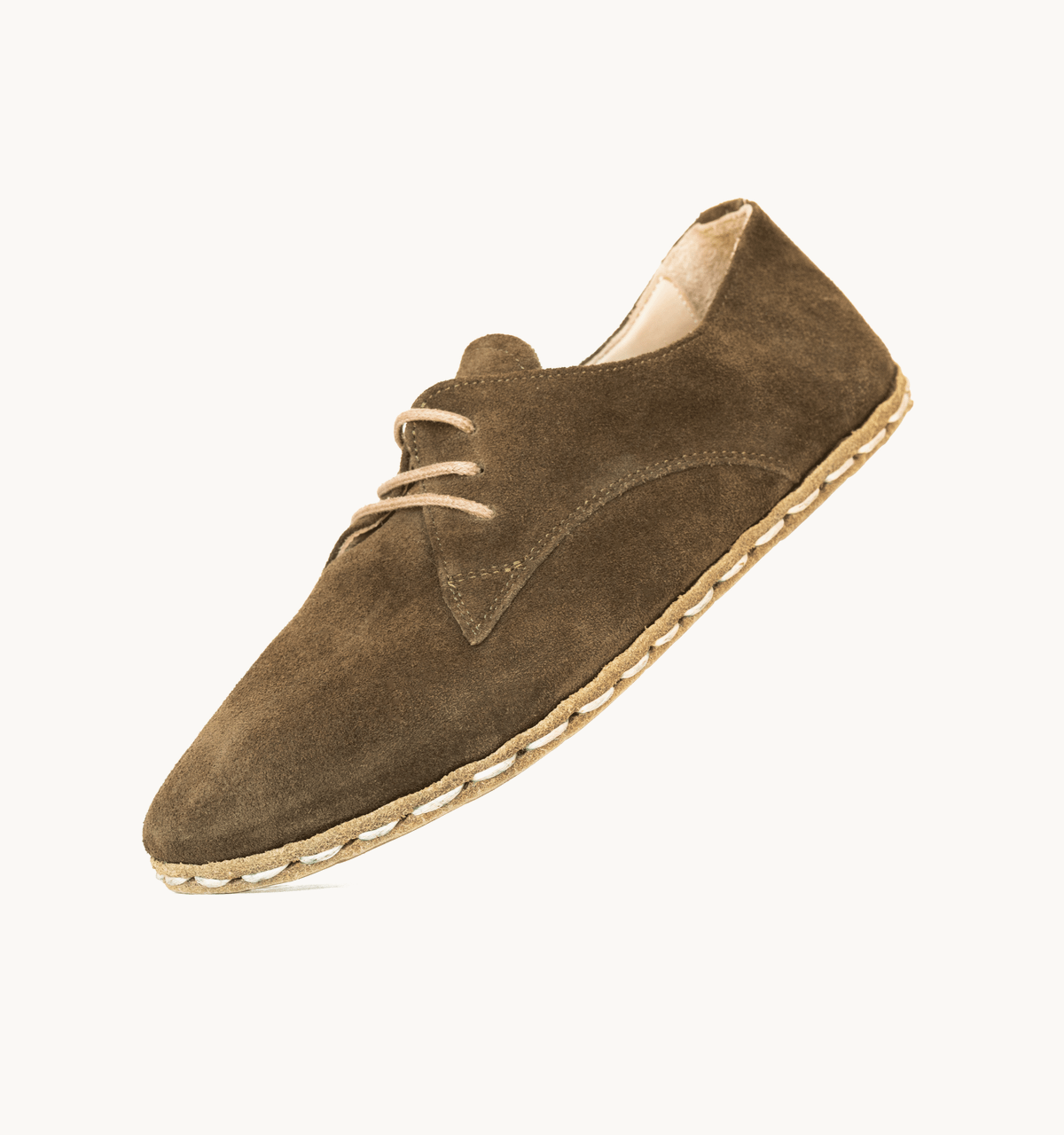 Men's Barefoot Leather Oxford — Moss
