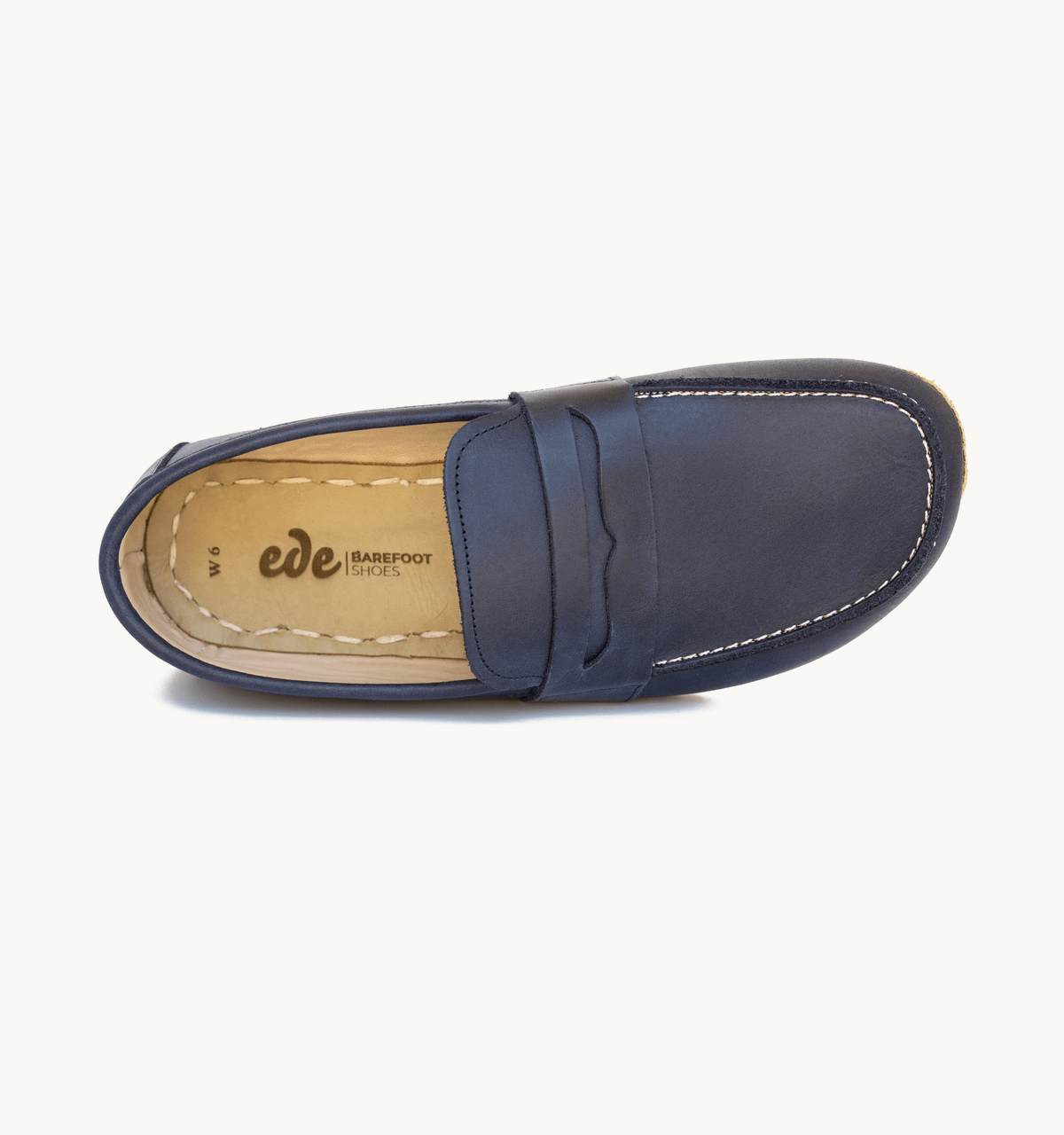 Men's Barefoot Leather Penny Loafer — Ocean Crazy