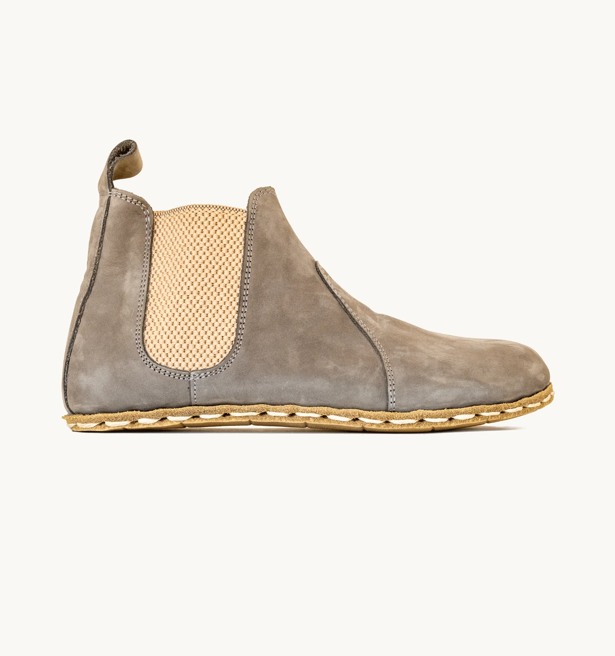 Women's Barefoot Leather Chelsea Boot — Ashen