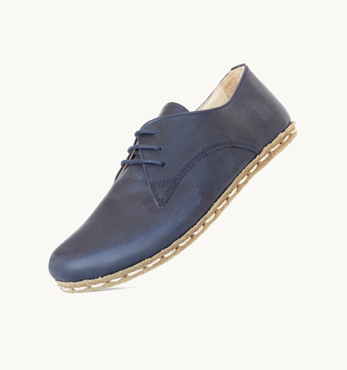 Women's Barefoot Leather Oxford — Ocean