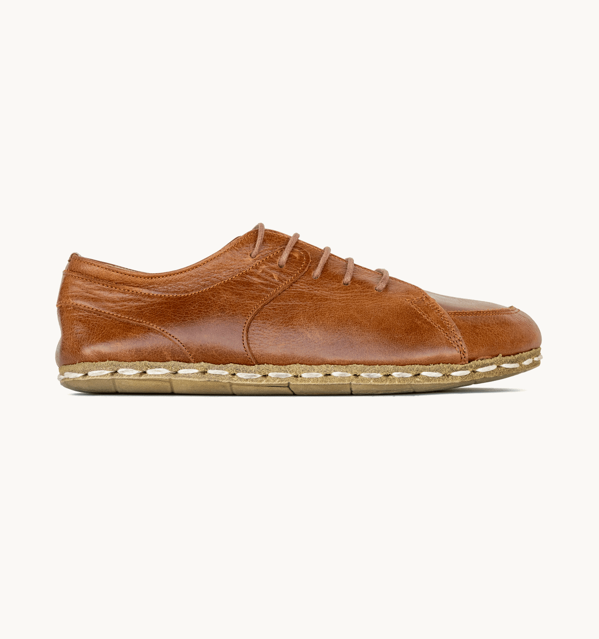Men's Barefoot Leather Sneaker — Russet Antique