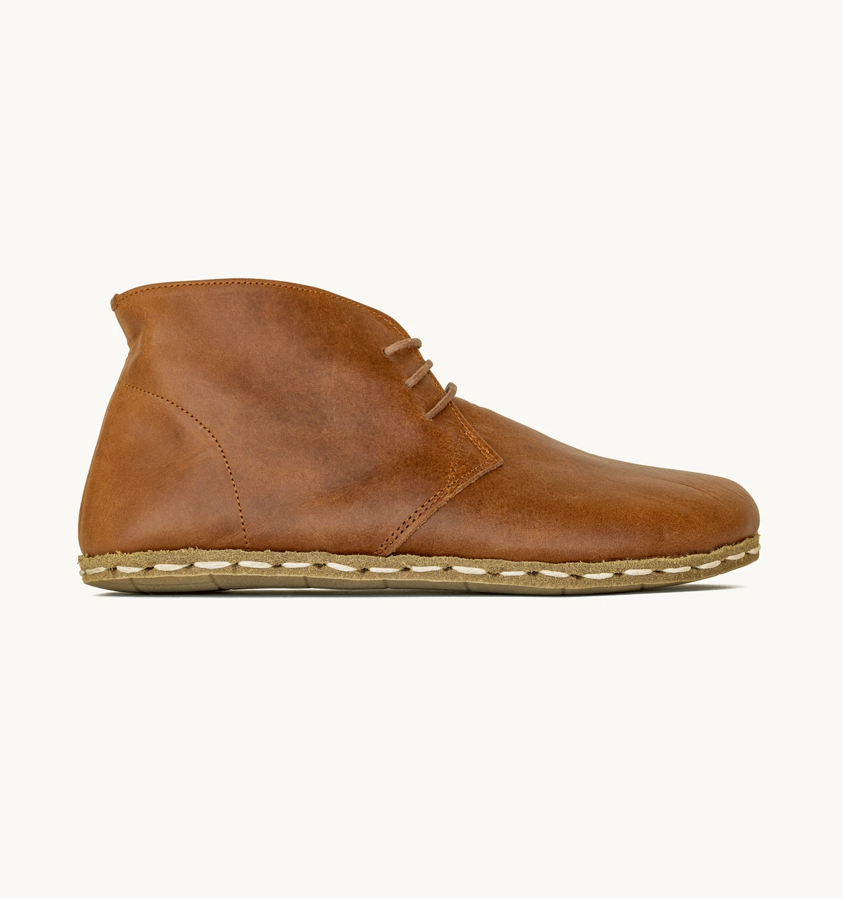 Women's Barefoot Leather Chukka Boot — Umber
