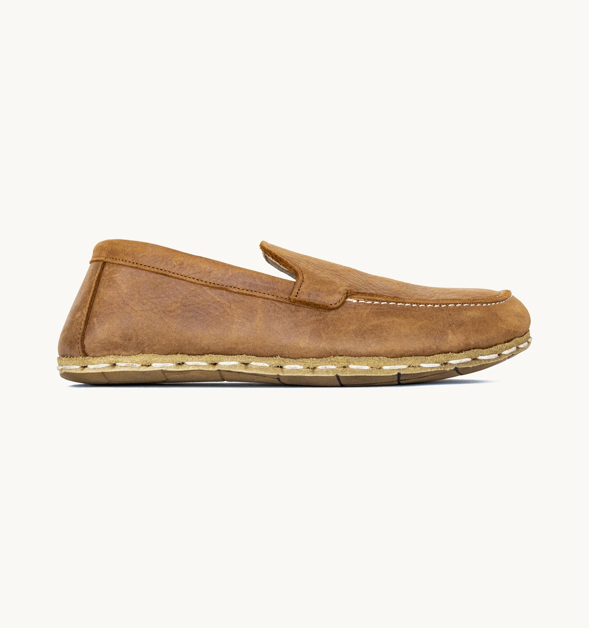 Women's Barefoot Leather Moccasin — Hickory