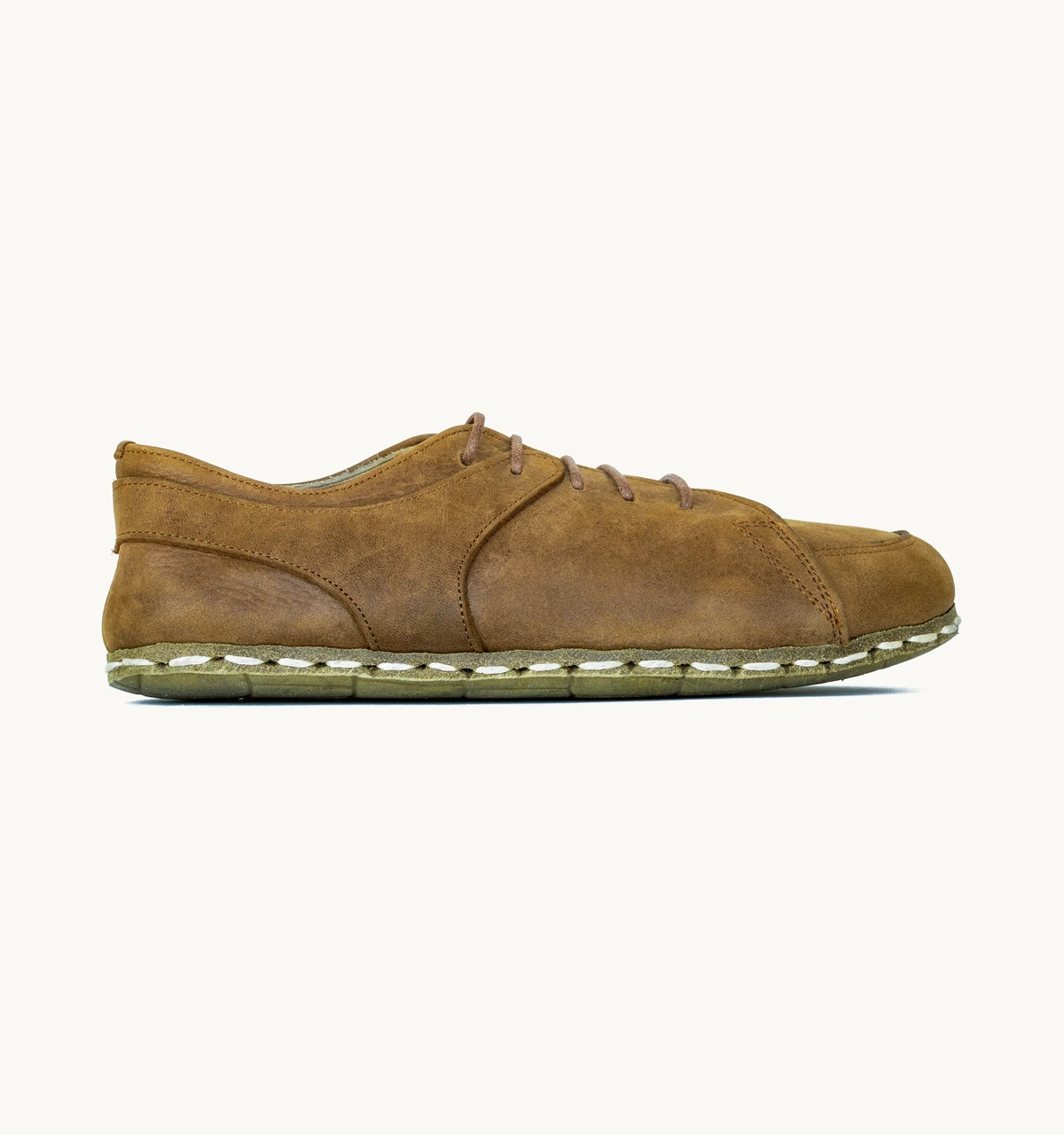 Men's Barefoot Leather Sneaker — Hickory
