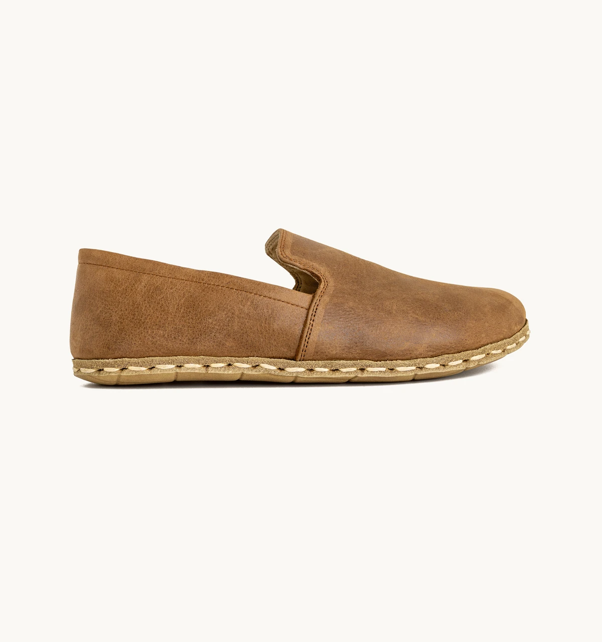 Men's Barefoot Leather Loafer — Hickory