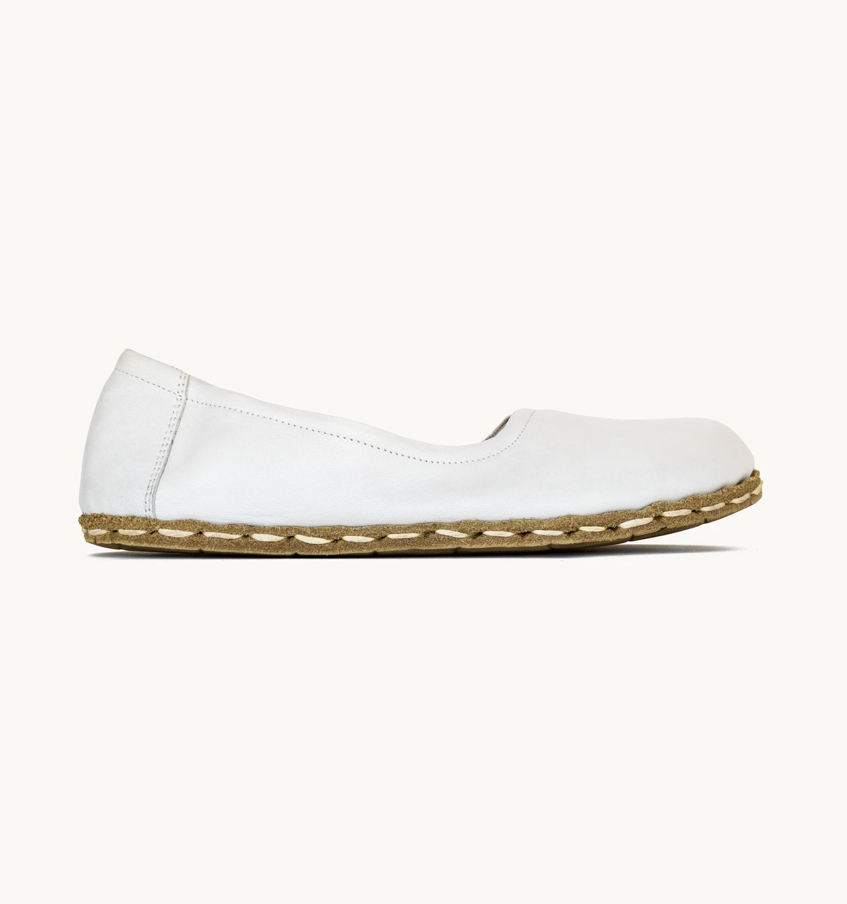 Women's Barefoot Leather Ballet Flat — Cloud