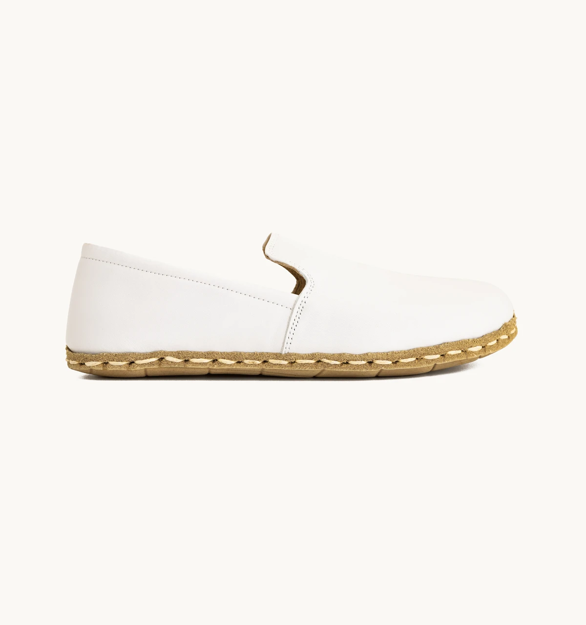 Women's Barefoot Leather Loafer — Cloud