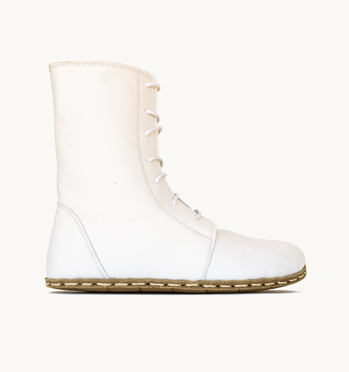 Women's Barefoot Leather Ankle Boot — Cloud