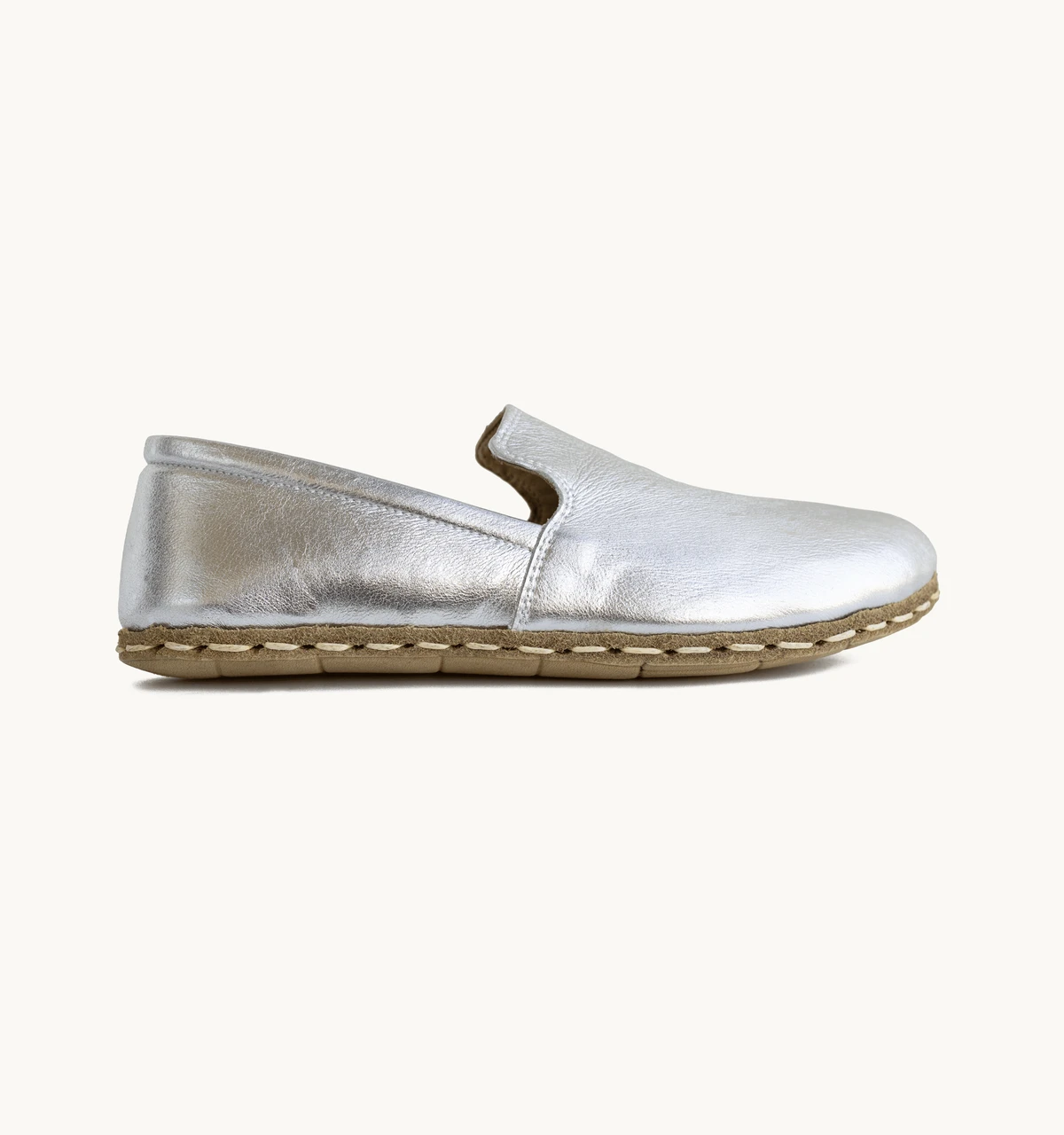 Women's Barefoot Leather Loafer — Moonlight