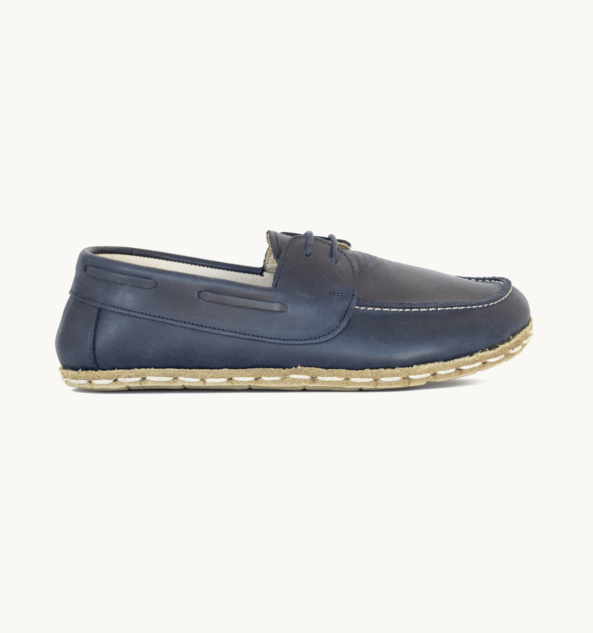 Men's Barefoot Leather Boat Shoe — Ocean Crazy