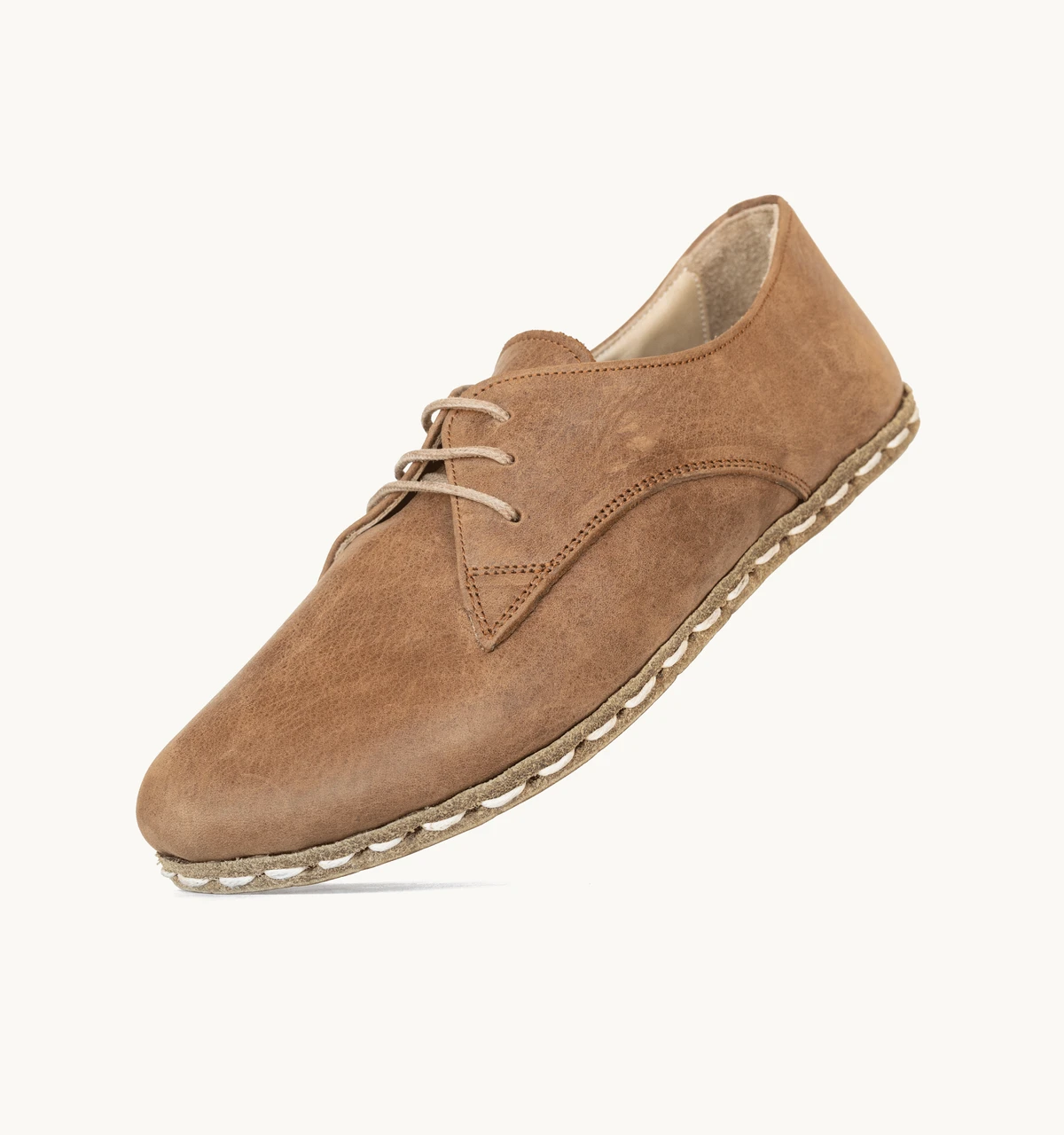 Women's Barefoot Leather Oxford — Hickory